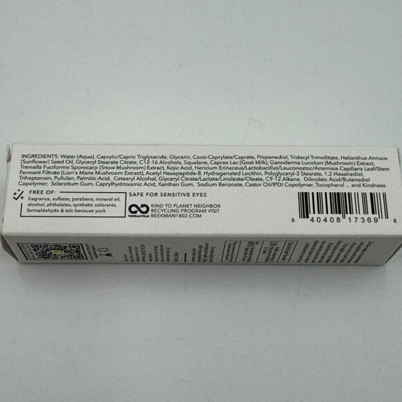 Beekman 1802 Mushroom Milk Wrinkle Smoothing Eye Cream 0.68oz Anti-Aging - Picture 7 of 10